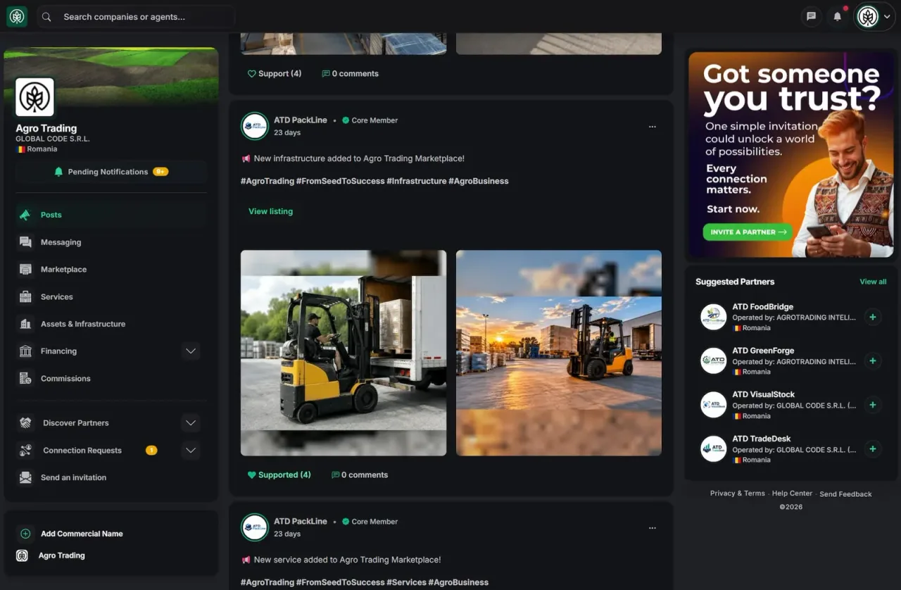 Το AgroTrading ενσωματώνει